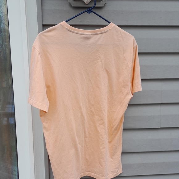 Polo By Ralph Lauren Mens M Peach V-Neck TSHIRT - Picture 4 of 4